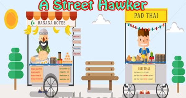 A street hawker paragraph for class 9 picture