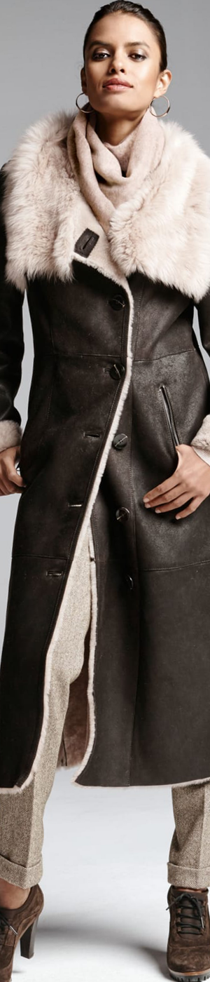 Madeleine Leather Coat
