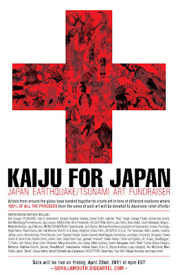 Kaiju for Japan Earthquake Relief Fundraiser