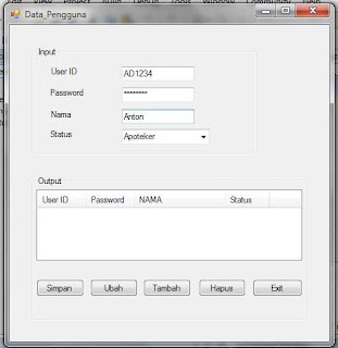 NeroZid's Blog: ERD: CDM, PDM. dan Desain Input Output Apotek xxx (3)