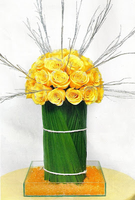 Arreglo floral brilloso ~ Solountip.com