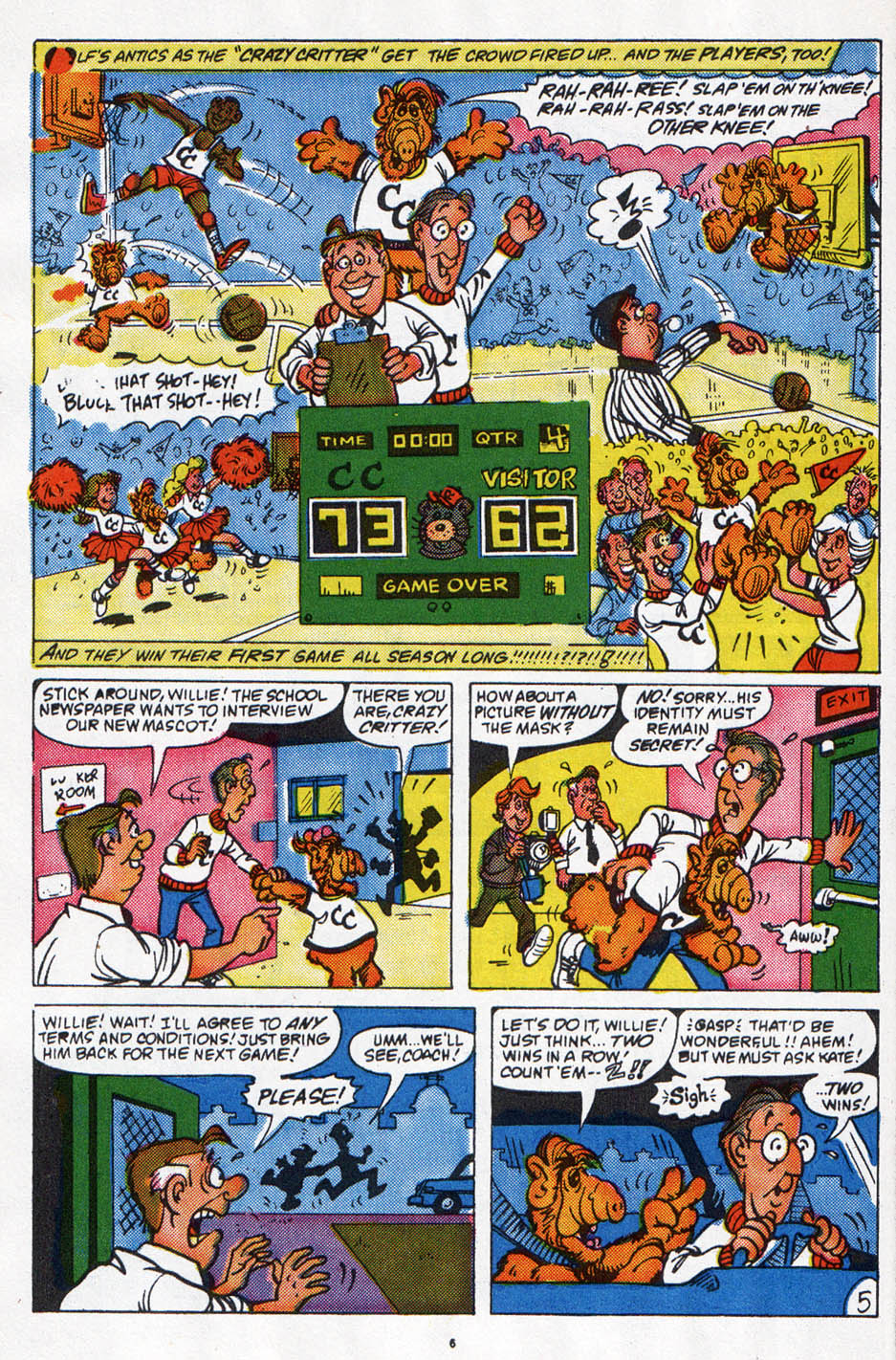 Read online ALF comic -  Issue #6 - 6