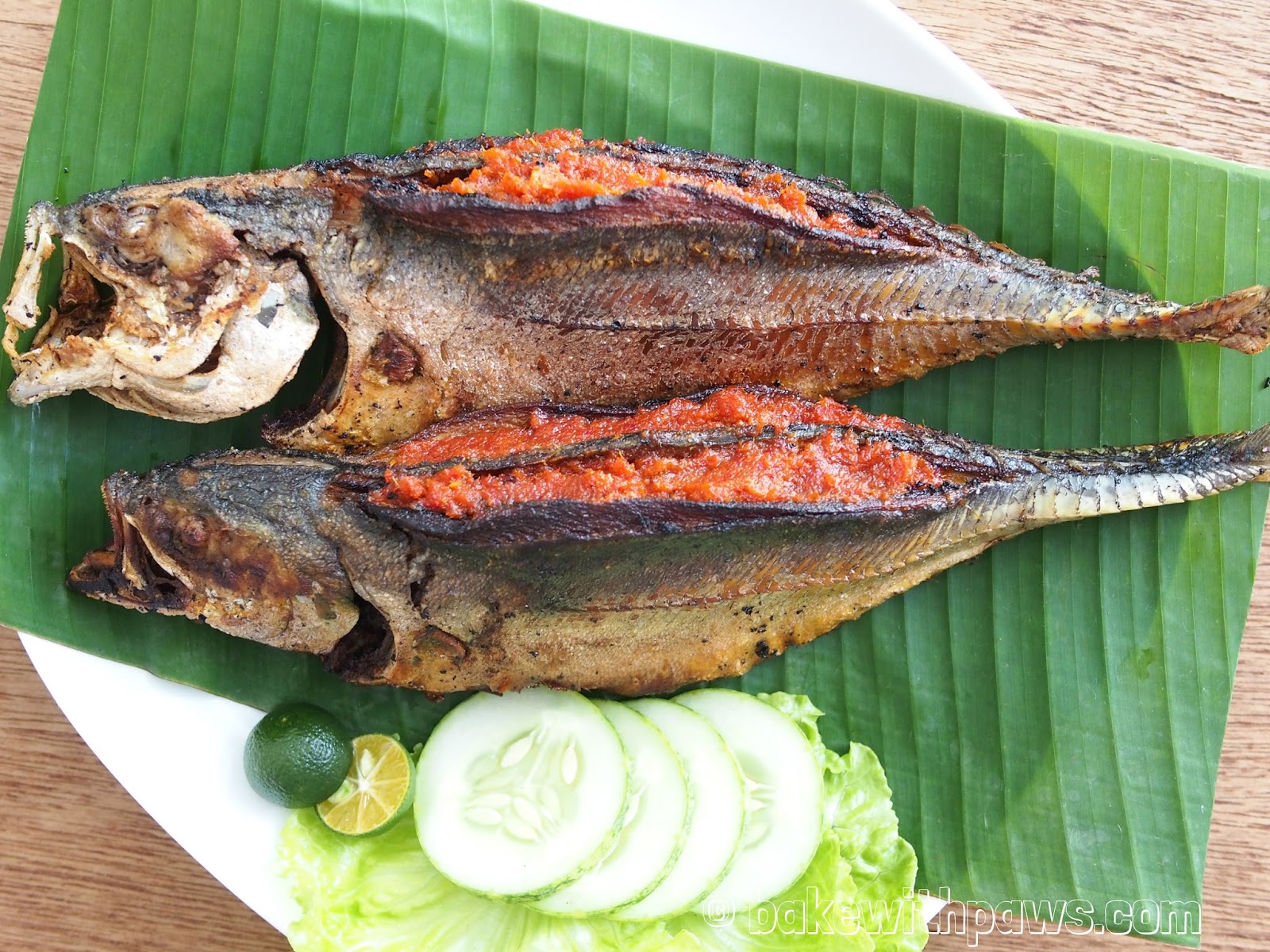 Sambal Stuffed Fried Fish BAKE WITH PAWS