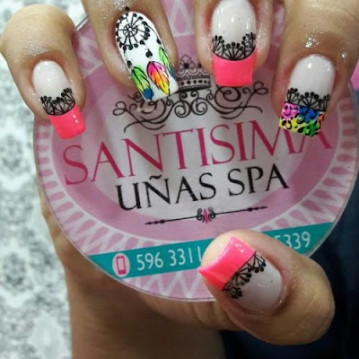 Uñas decoradas con atrapasueños Uñas decoradas con atrapasueños