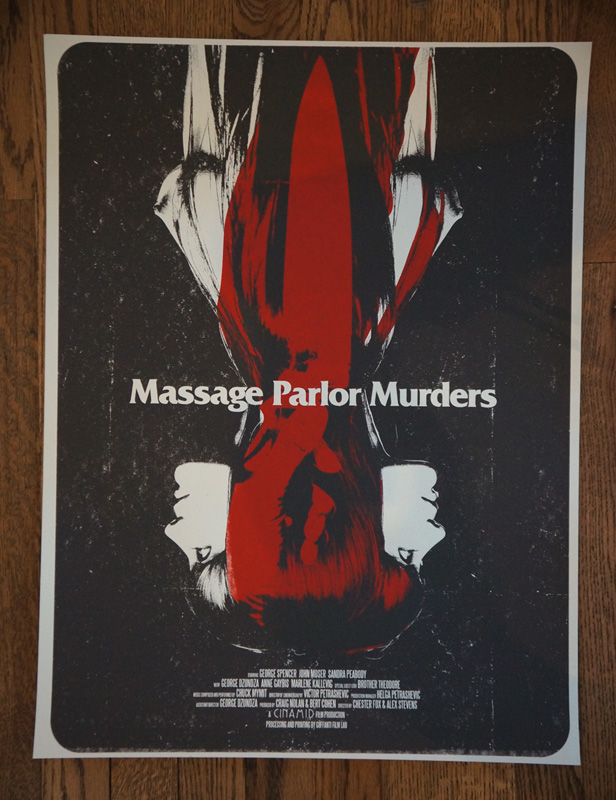 Inside The Rock Poster Frame Blog Jay Shaw Massage Parlor Murders