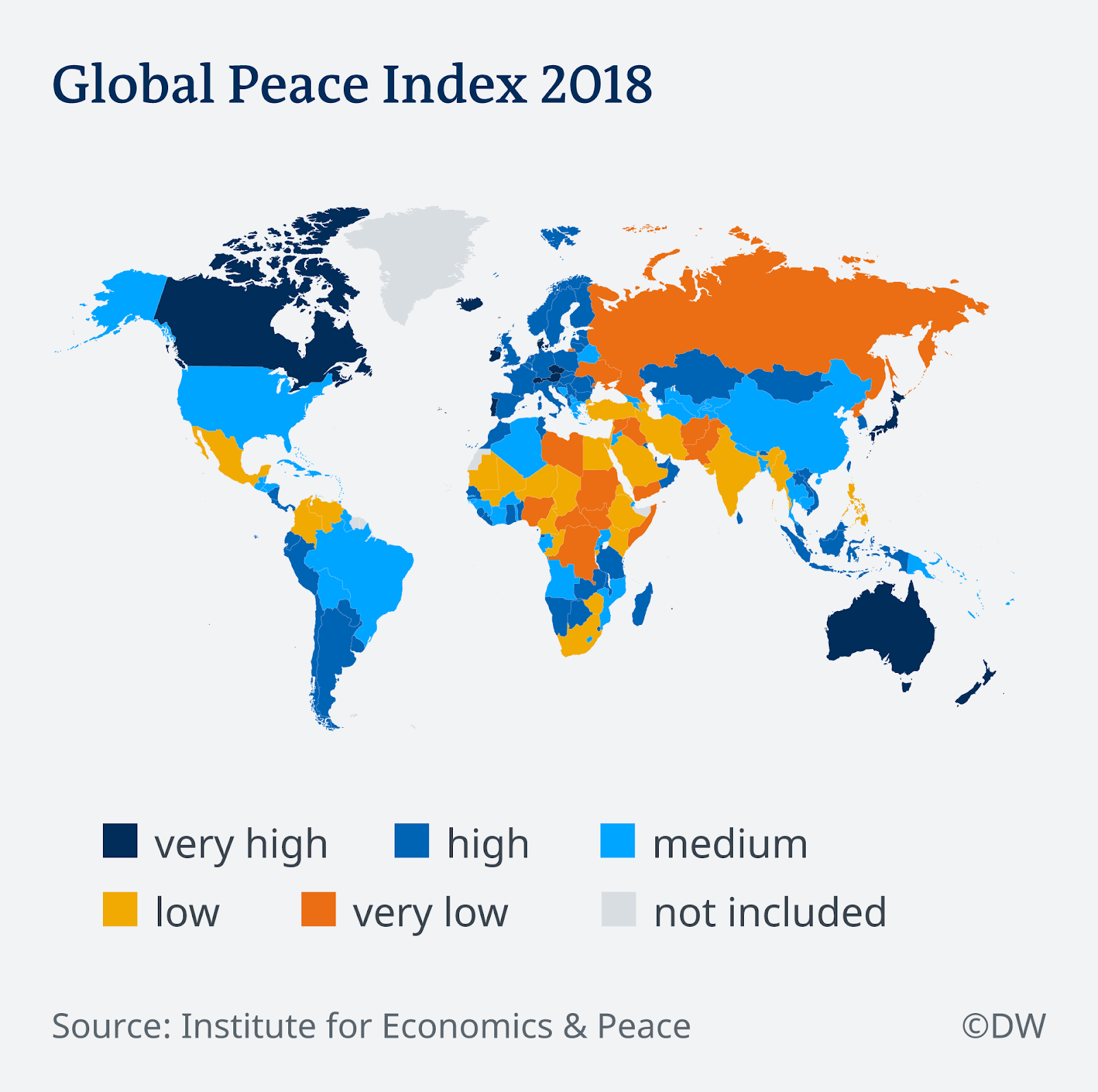 War News Updates Global Peace Index Study Shows The World Is