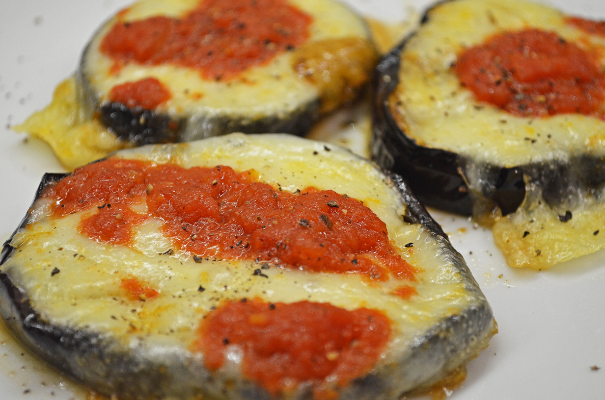 For The Love Of Italy Recipe ~ Eggplant And Mozzarella Rounds