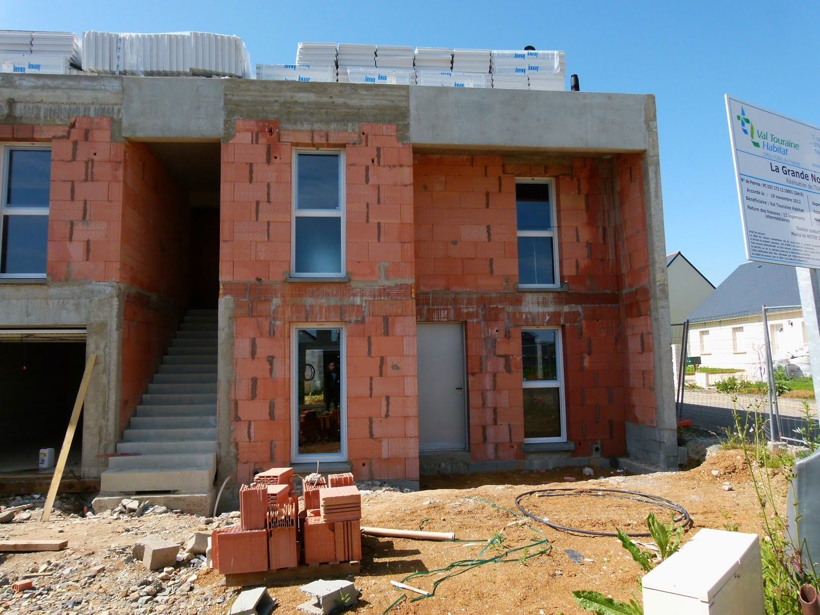 Notre Dame d'Oé Logement un premier bâtiment hors d'eau dans l'AFUA