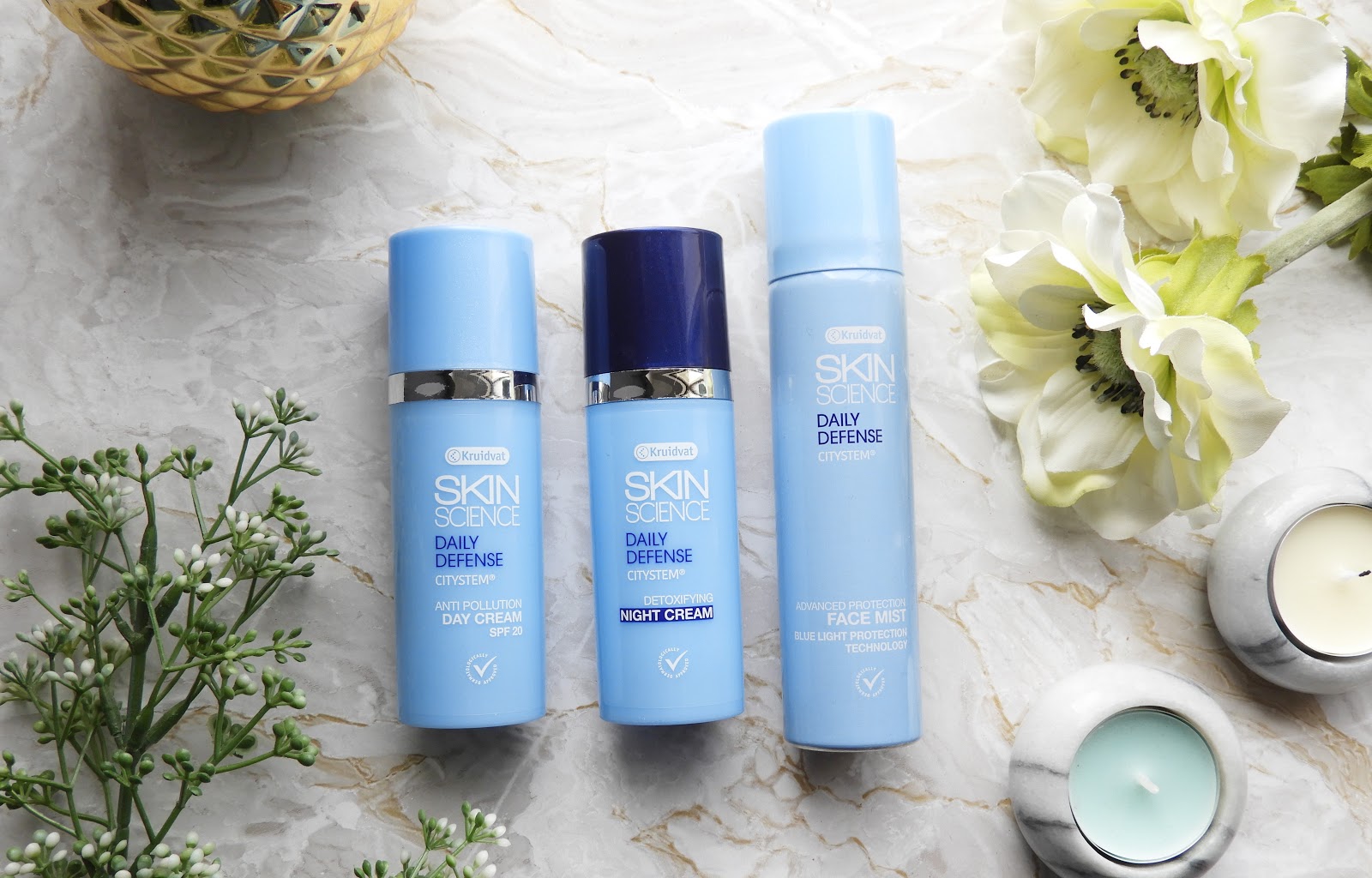 Review Kruidvat Skin Science Anti Pollution/Daily Defense producten