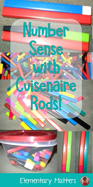 Number Sense with Cuisenaire Rods: this post discusses the importance of Number Sense, and gives some suggestions on developing number sense with the use of Cuisenaire Rods.