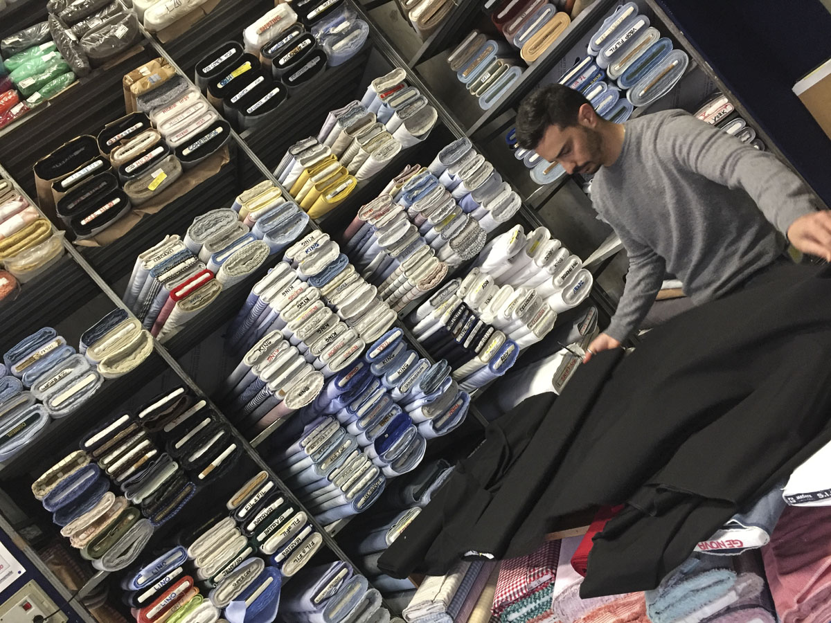 UNLIKELY Fabric Shopping in Rome