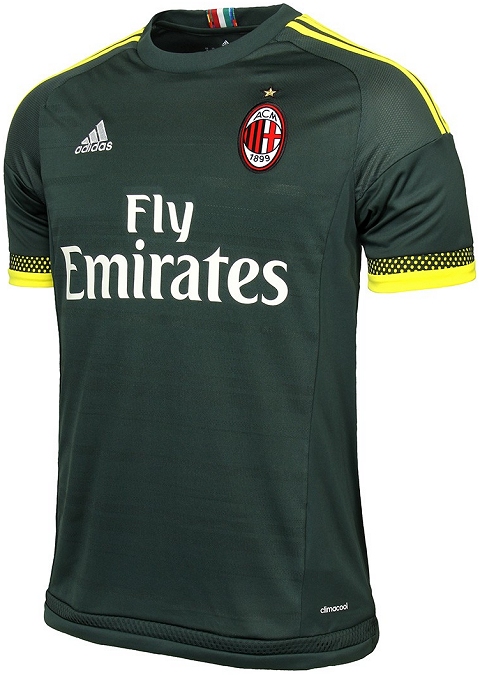 Adidas AC Milan 2015/16 Third Jersey - UKSoccerShop