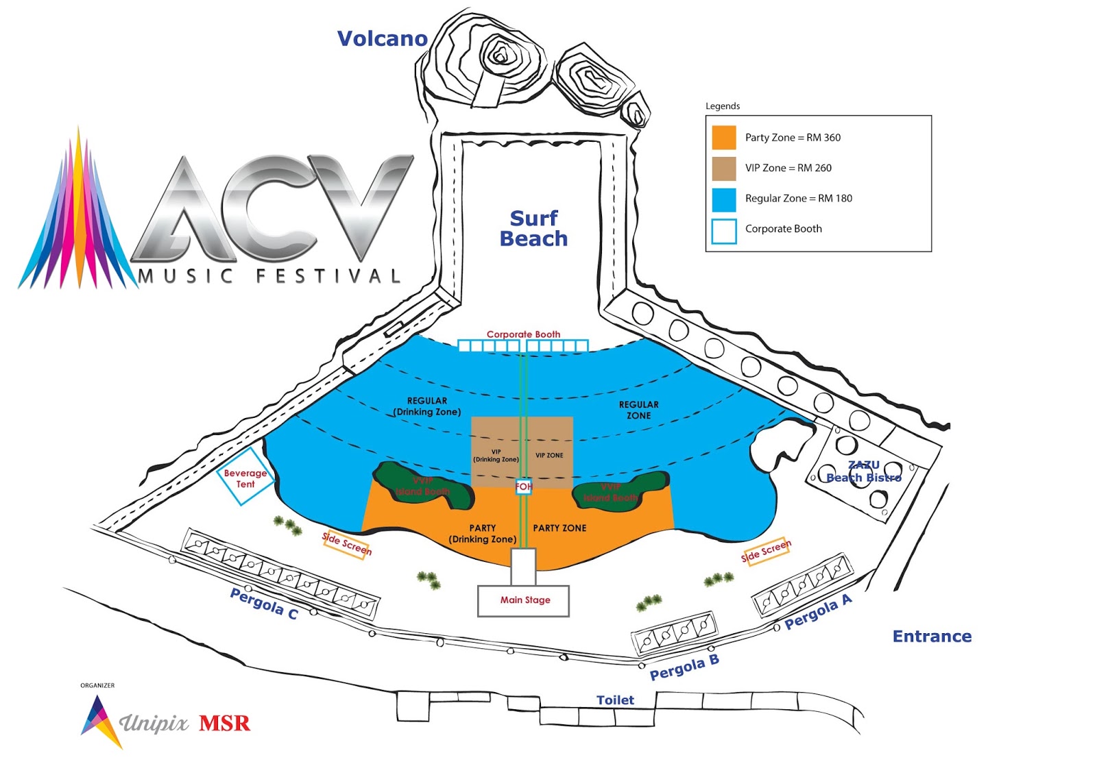 Surf Java Seating Plan Pelancongan Kini - Malaysia (Malaysia - Tourism Now): ACV Music ...