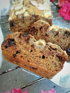 Cake banana bread aux éclats de chocolat