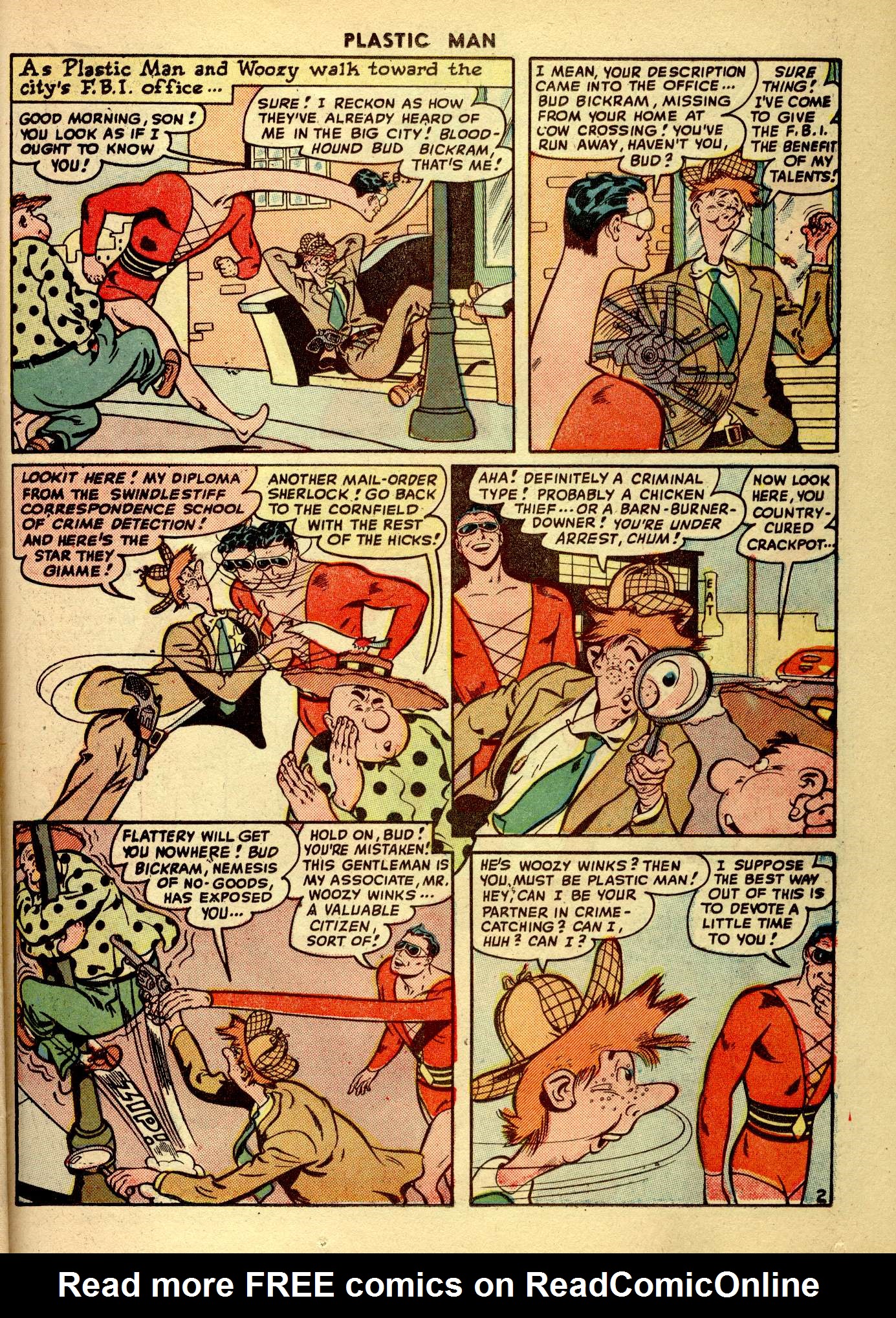 Read online Plastic Man (1943) comic -  Issue #14 - 37