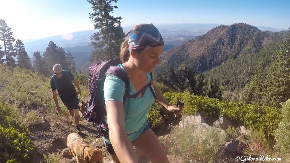 Hiking to Signal Peak, Pine Valley Mountains Girl on a Hike