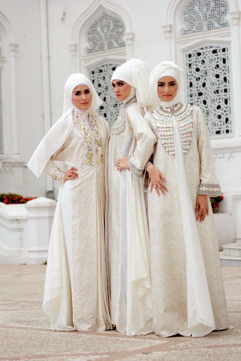 Model Gamis Orang Gemuk dan Pendek Terbaru 9