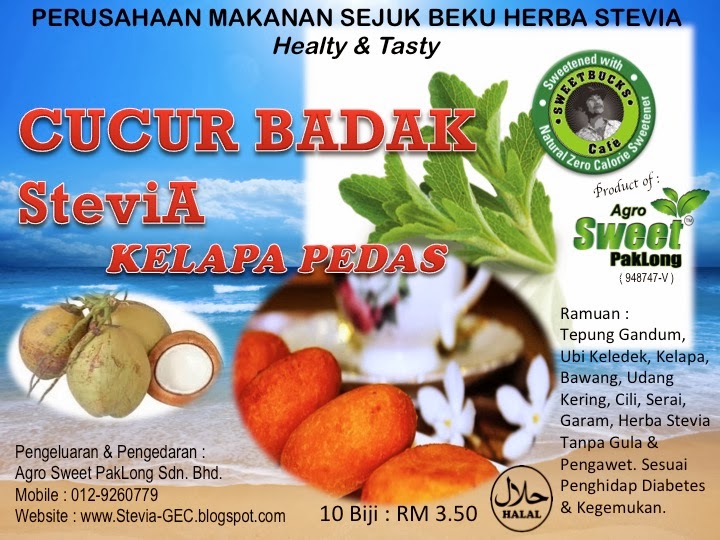SweetBucks Cafe Stevia PERUSAHAAN MAKANAN SEJUK BEKU HERBA STEVIA MALAYSIA