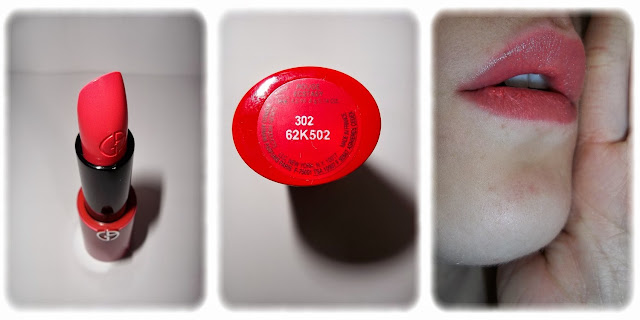 Swatch Rouge à Lèvres Ecstasy - Giorgio Armani - Teinte 302 Tokyo 