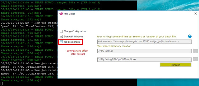 Convert your console CPU/GPU miner into silent mode | Hidden Miner | Minergate Convert your console CPU/GPU miner into silent mode | Hidden Miner | Minergate