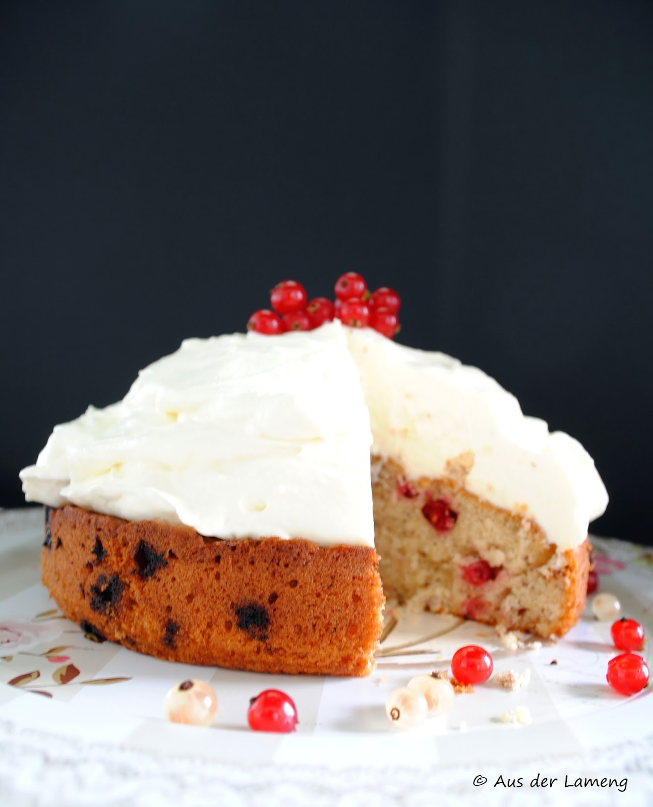 Johannisbeer-Nusskuchen – Aus der Lameng