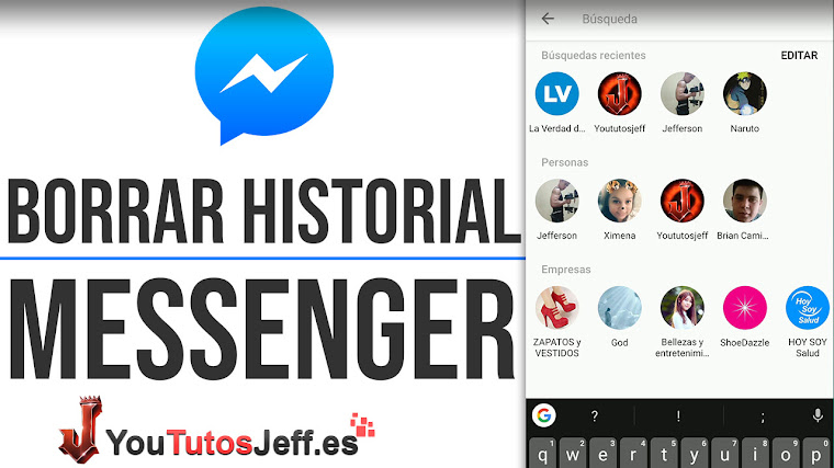 Como Borrar Historial de Búsqueda en Messenger - Trucos Messenger