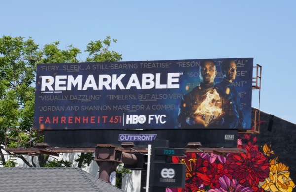 Fahrenheit 451 Remarkable Emmy FYC billboard Fahrenheit 451 Remarkable Emmy FYC billboard