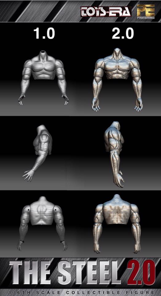 TOYS ERA 1//6 Scale PE002 The Stell 2.0 Strong Male Action Figure Collectible New