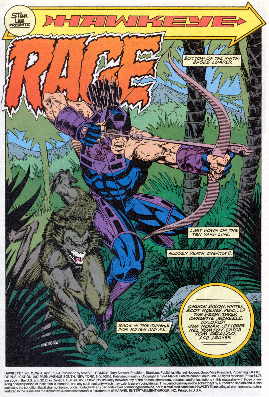 Read online Hawkeye (1994) comic -  Issue #4 - 2