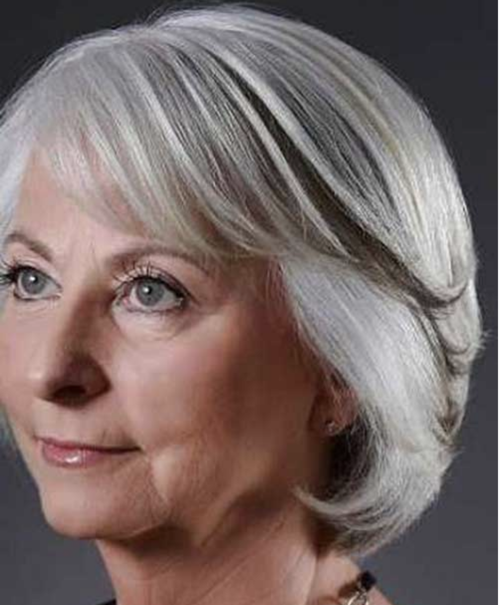 flattering short haircuts for over 60