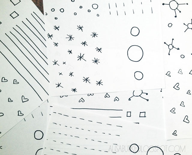 alisaburke: handmade coloring book