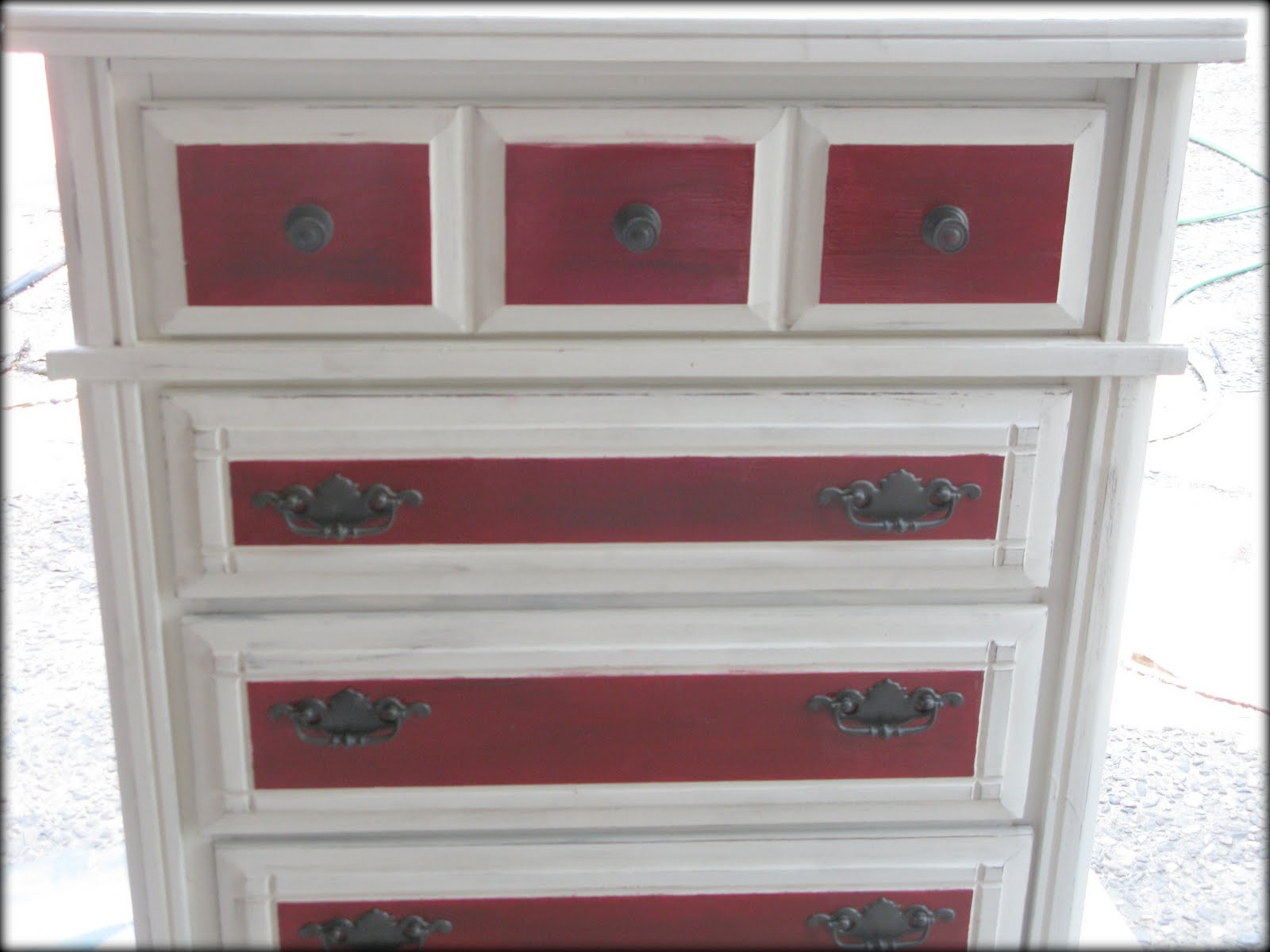 Stacks And Flats And All The Pretty Things Red And White