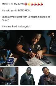 Mr. Ibu signs up for Longrich