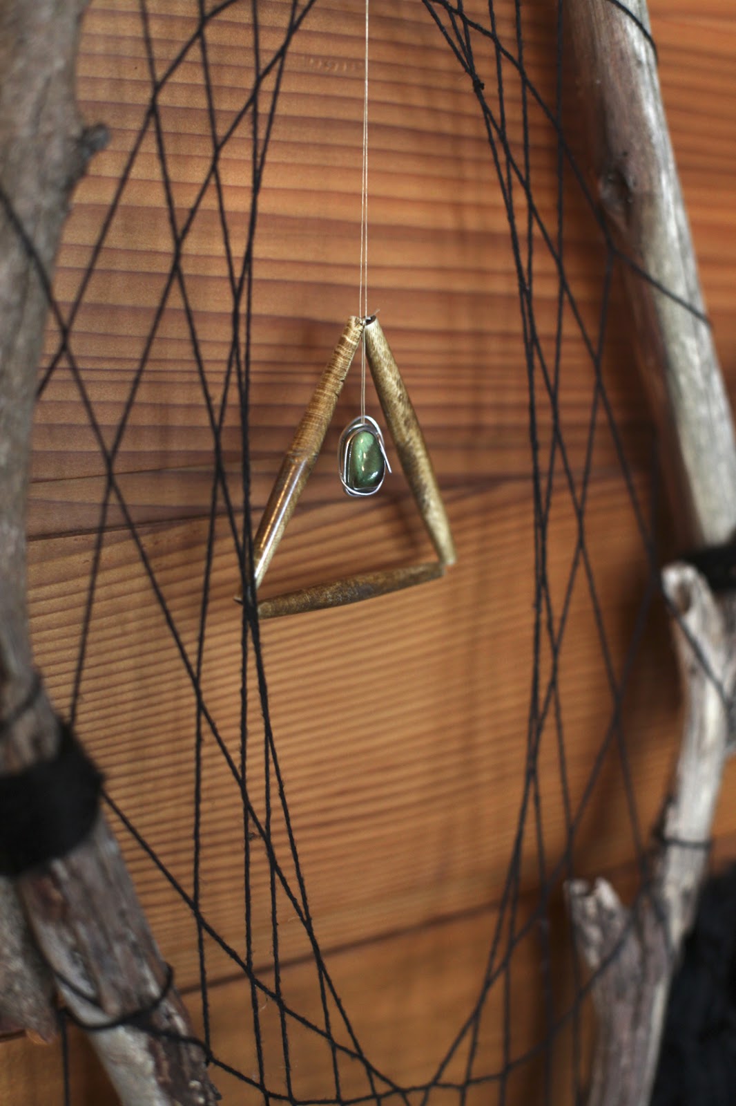 Handmade Dream Catchers by Renee Carey Transvaal Jade Dream Catcher /SOLD