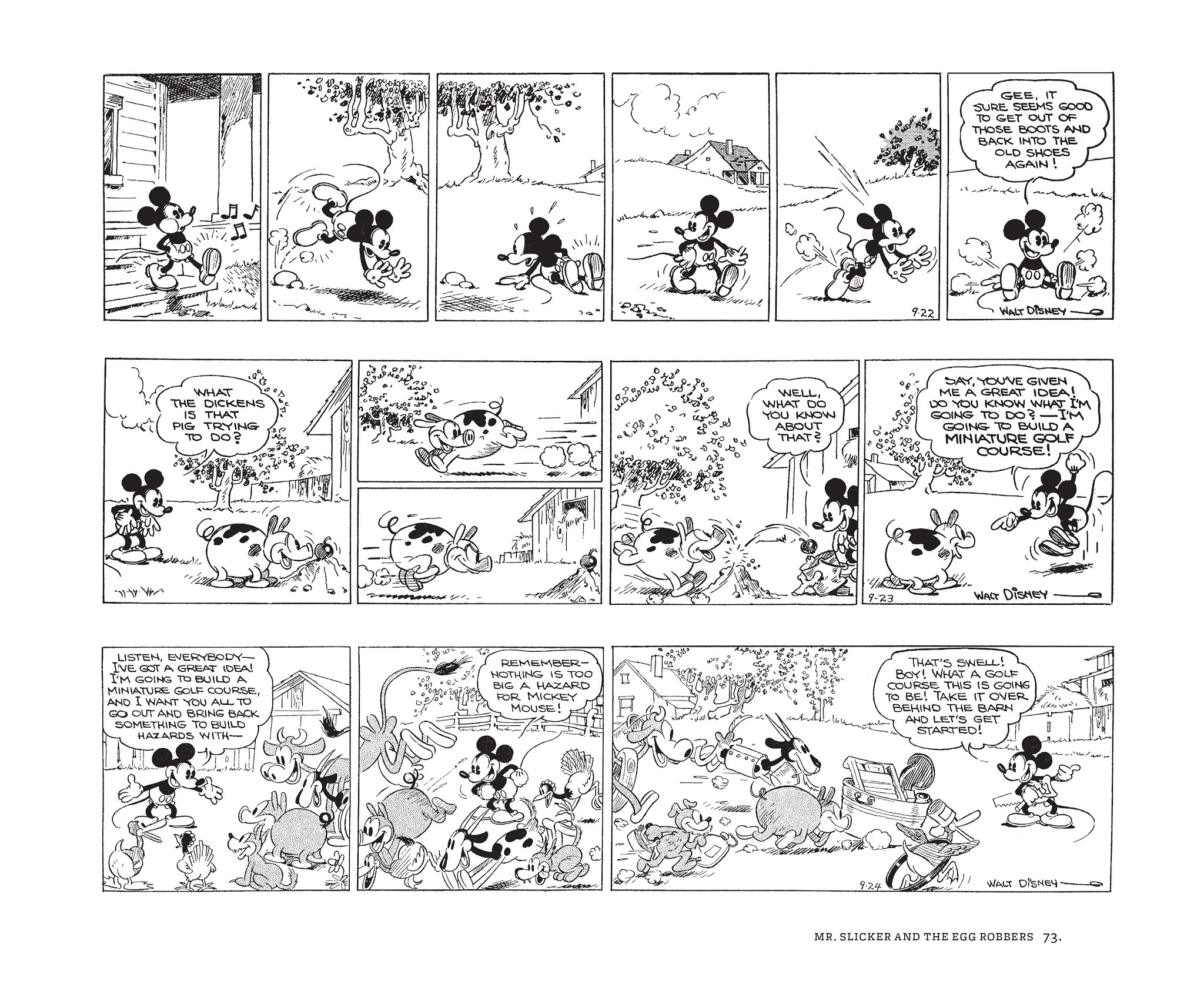 Read online Walt Disney's Mickey Mouse by Floyd Gottfredson comic -  Issue # TPB 1 (Part 1) - 73