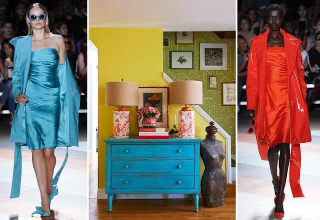 2 fashion designers’ homes pair with their NYFW collections - Christian Siriano foyer BoHoHome.com @bohosusan