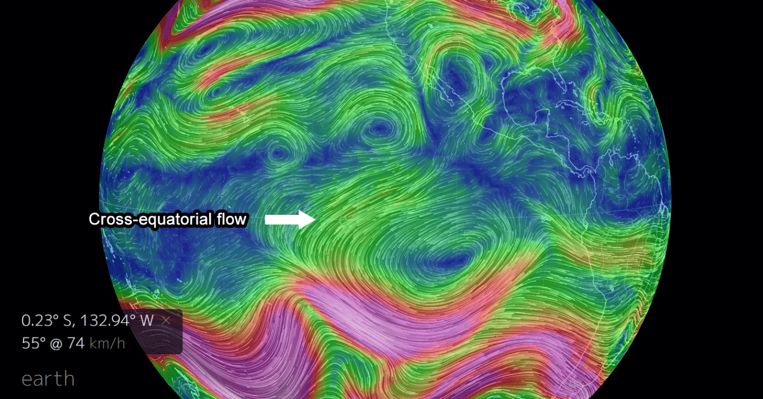 Matt's Weather Rapport: Relax. Air Crossing The Equator Is ... jet stream diagram 