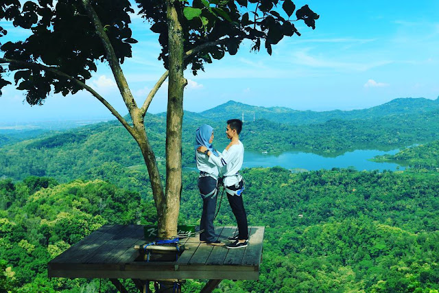romantisme di kalibiru foto romantis di kalibiru jogja