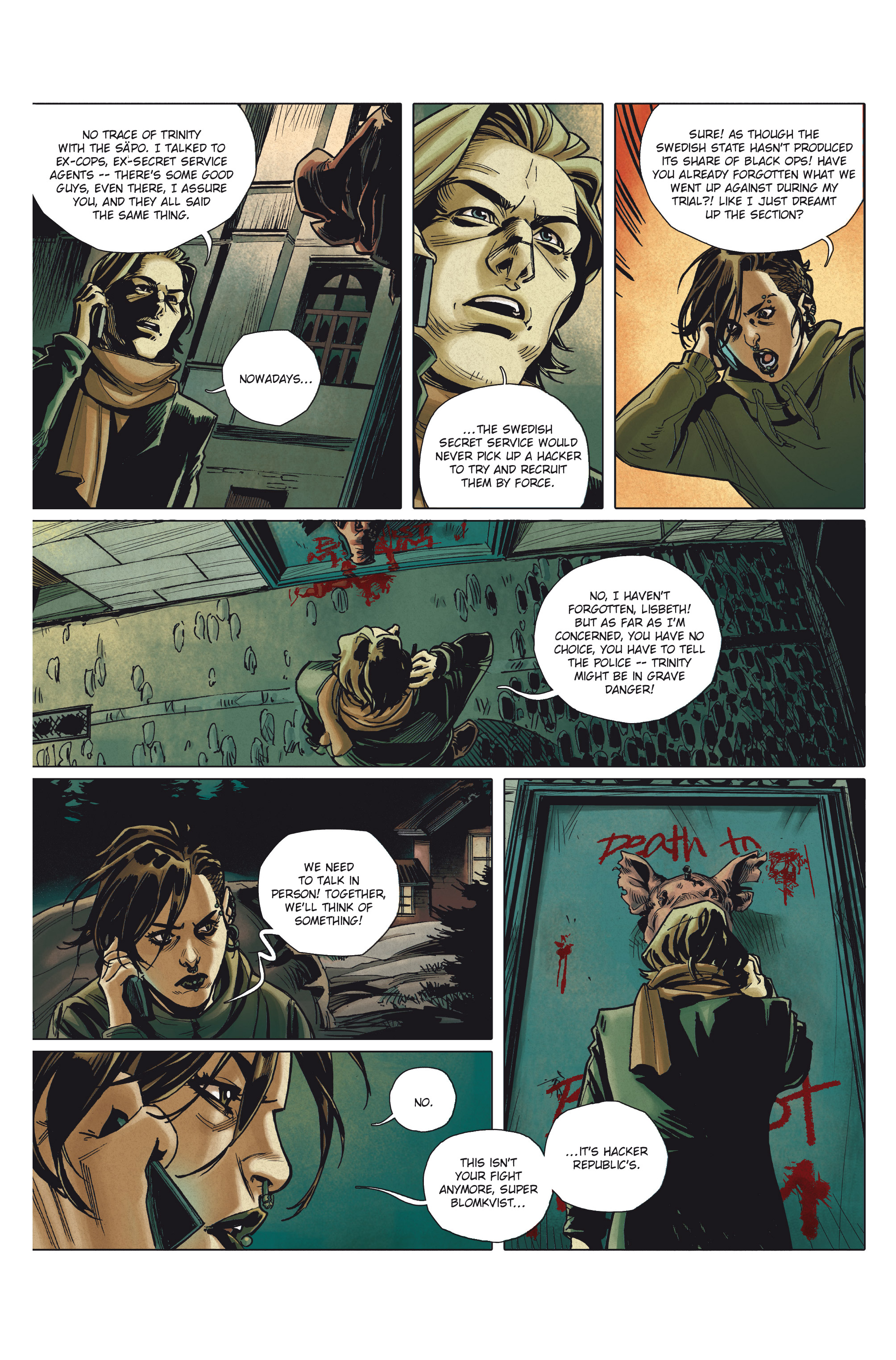 Read online Millennium: The Girl Who Danced With Death comic -  Issue #1 - 32