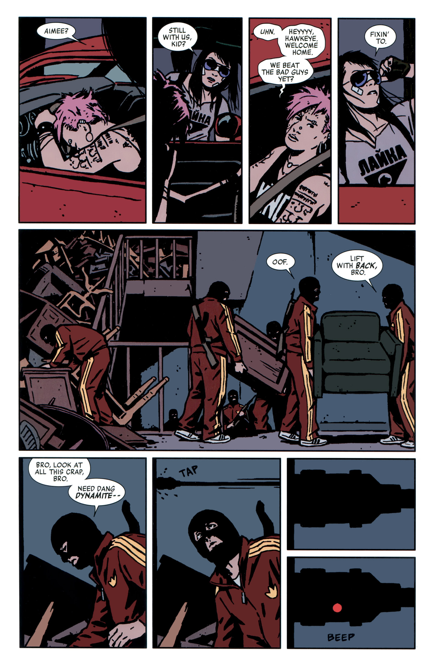 Read online Hawkeye (2012) comic -  Issue #22 - 7
