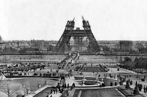 64 Historical Pictures you most likely haven’t seen before. # 8 is a bit disturbing! - Eiffel Tower Under Construction. 1880s