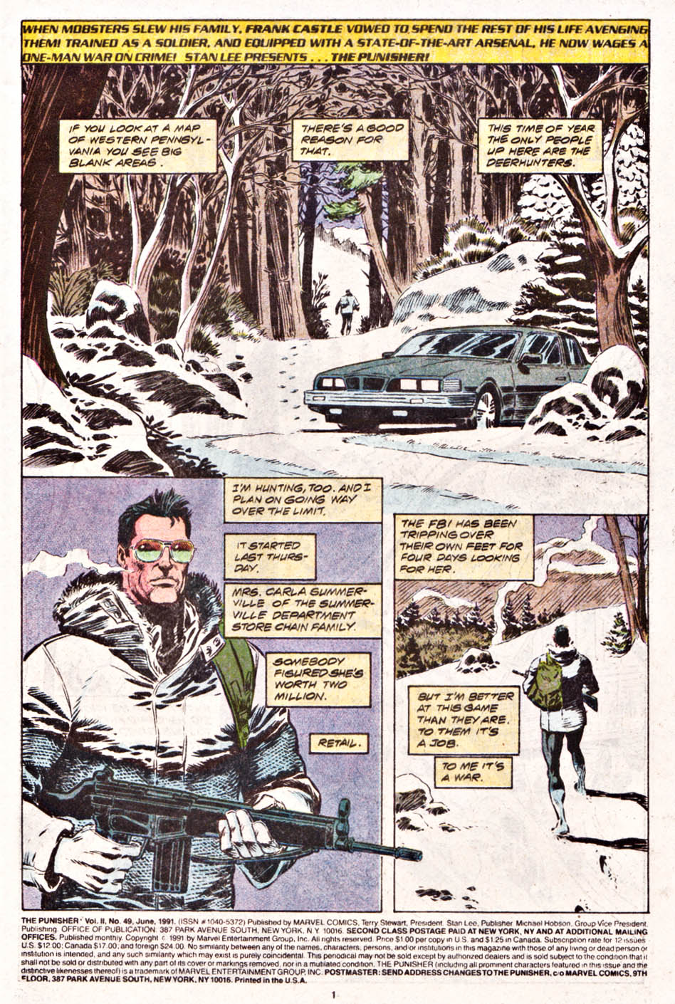Read online The Punisher (1987) comic -  Issue #49 - Death below Zero - 2