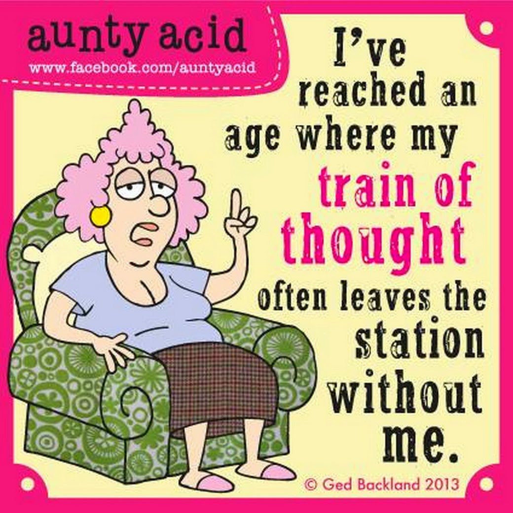 Twelve Auntie Acid cartoons.