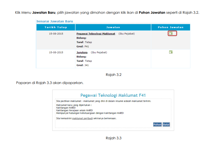 Cara Memohon Jawatan MARDI - Manual Cara Memohon - JOBCARI.COM