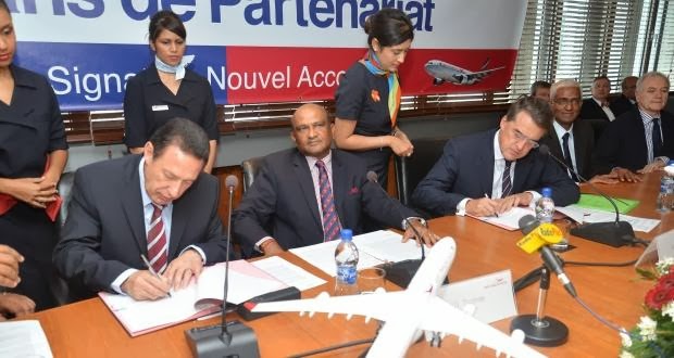 Nouvel accord entre Air France et Air Mauritius le 24 janvier 2014