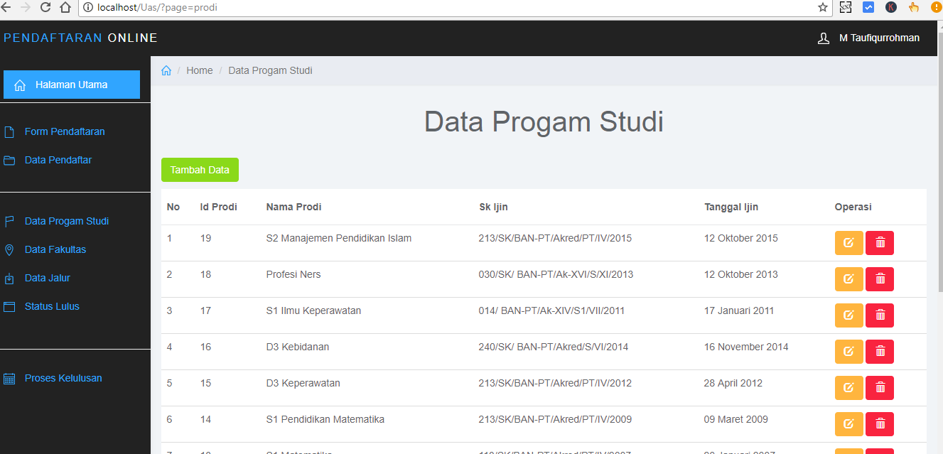 Aplikasi Penerimaan Siswa Baru Berbasis Web Gratis