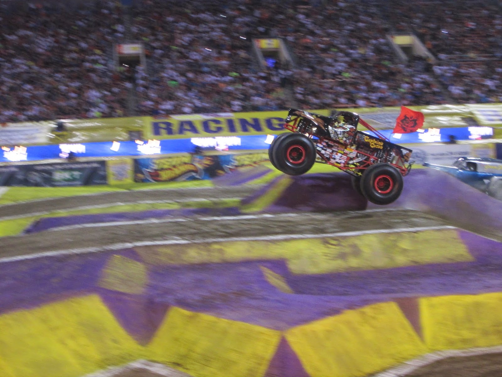 Mommie of 2 Monster Jam World Finals 16 in Las Vegas Racing Review