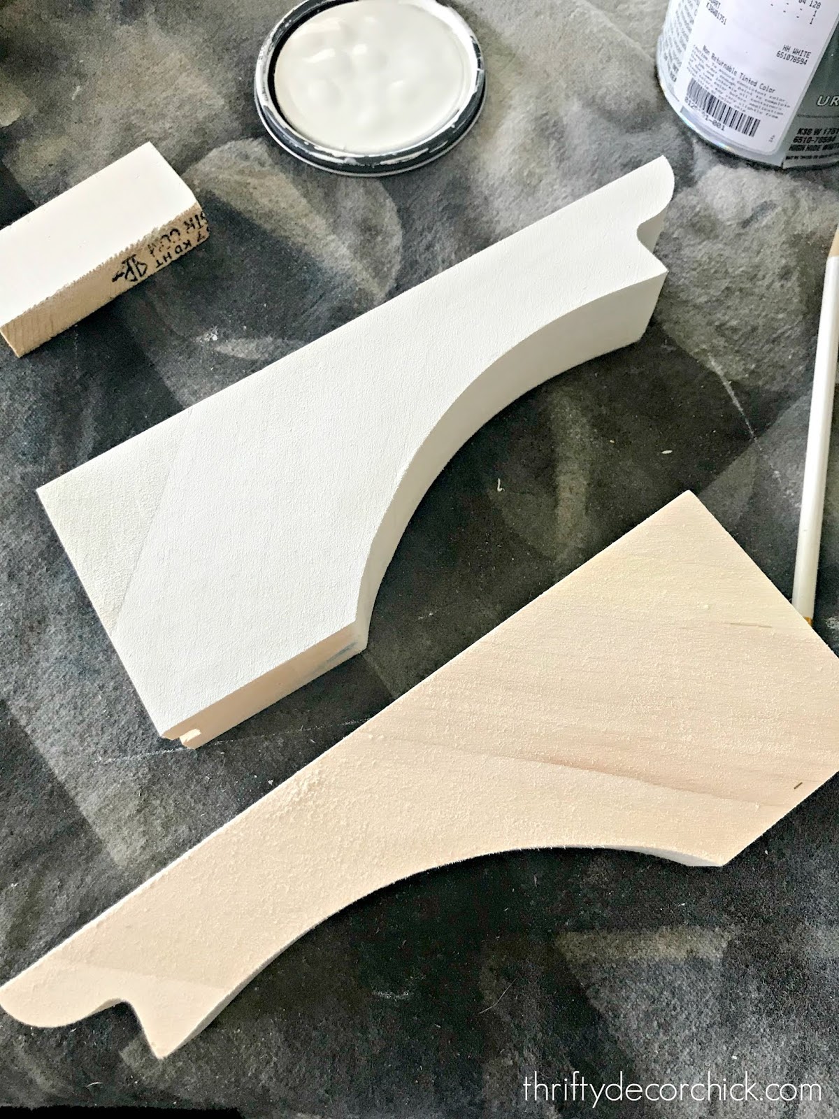 Using corbels to make cabinet feet 