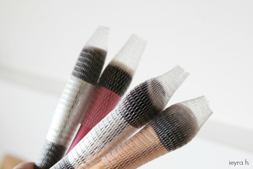 DIY Using Bunga Telur" as Makeup Brush Protector ieyra h