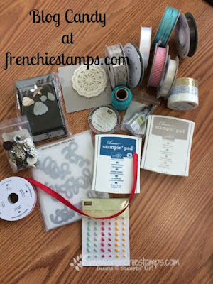 Blog candy at Frenchiestamps, Stampin'Up! product